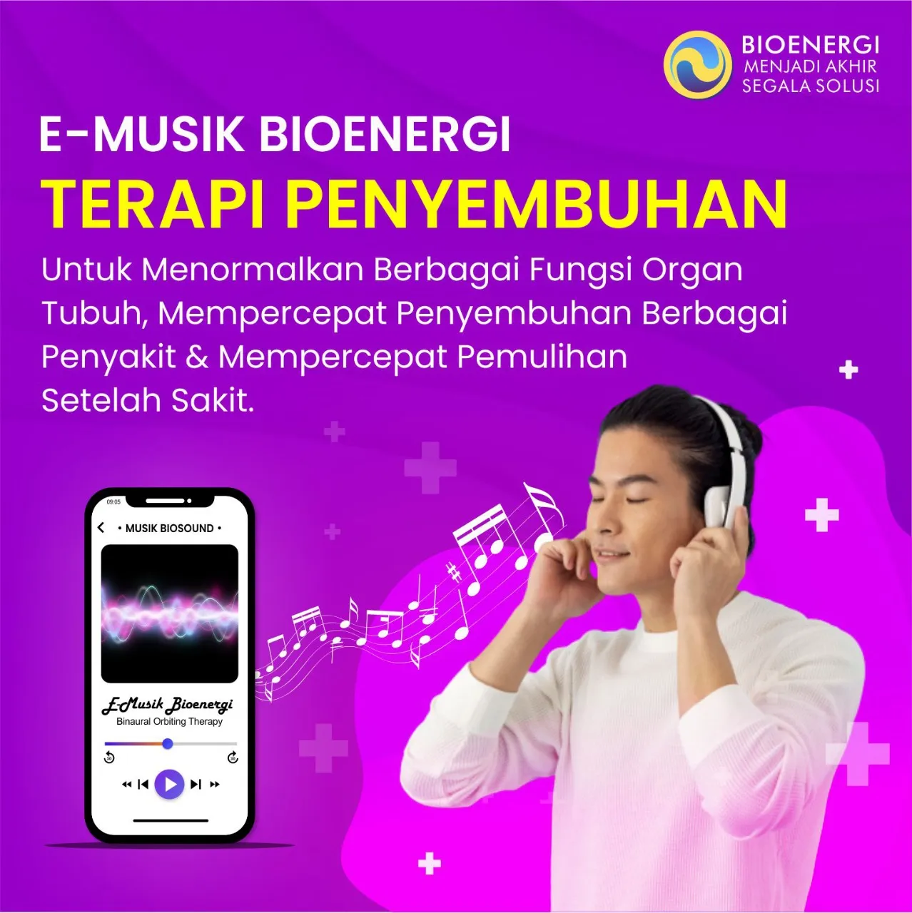 Produk Bioenergi Center E-Musik Terapi Biosound Penyembuhan